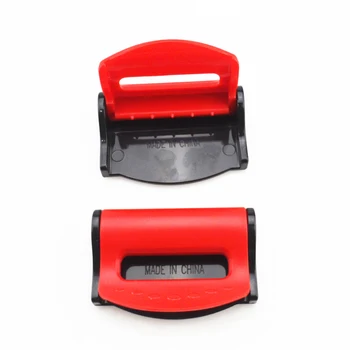 

2pcs Universal Car Seat Belts Clips Safety Adjustable Auto Stopper Buckle Plastic Clip 4 Colors Interior Accessories Car-styling