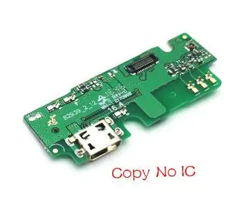 Для lenovo K6 Note K6Note K53a48 USB док-коннектор, зарядный порт гибкий кабель с заменой микрофона - Цвет: Copy No IC