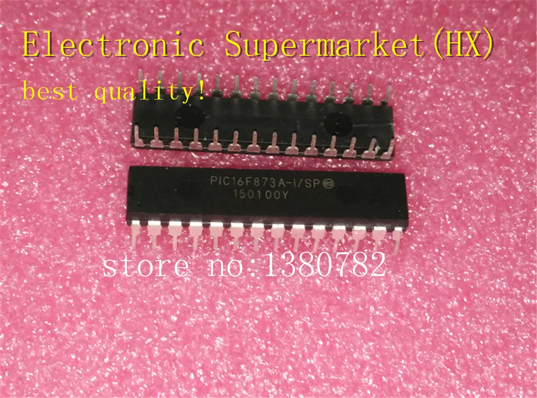 Бесплатная доставка 20 шт./лот PIC16F873A-I/SP PIC16F873A PIC16F873 DIP-28 100% Новый оригинальный IC в