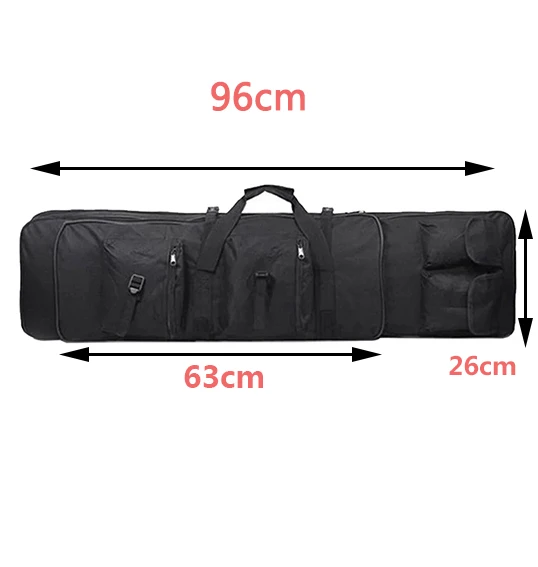 96cm black 85/96/100/120 см пистолет сумка чехол страйкбол кобура рюкзак для охоты Винтовка Сумка Чехол квадратные сумки для переноски на открытом воздухе Принадлежности для оружия - Цвет: 96cm black