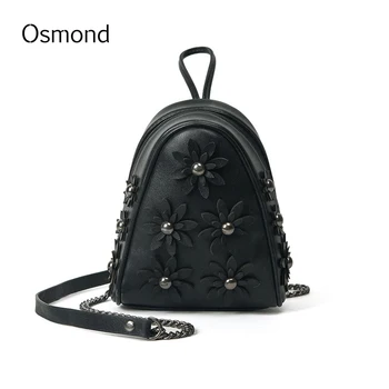 

Osmond Fashion Rivet Flower Women Chain Bag Leather Messenger Bag High Quality Ladies Small Casual Shoulder Bags Crossbody Bags
