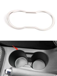 Porte gobelet intérieur pour MG Zs Suv 2018 2019, cadre de garniture, décoration, accessoires de voiture en acier inoxydable 