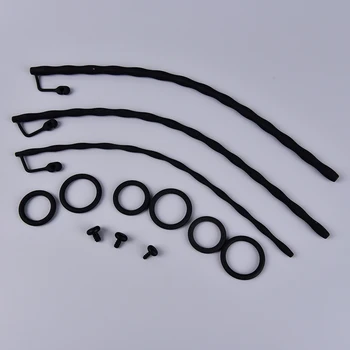 

1Set Black Urethral Dilators Catheters Urethra Training Plug For Men Silicone Sounds Flexible Hose 35cm Length 6/8.5/10mm Width