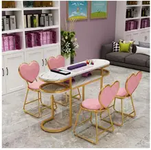 

Manicure table and chair set simple modern economic net red Japanese manicure worktable single double manicure table