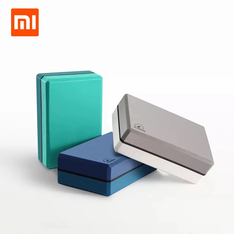 Xiaomi YUNMAI 2 шт. высокая плотность Йога Кирпич упражнения фитнес-инструмент упражнения тренировка блок для растяжки тела формирование здоровья тренировки