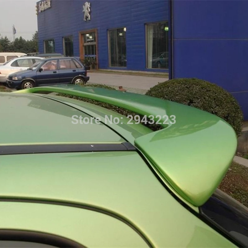 SHCHCG для peugeot 206 207 спойлер 2008-2013 ABS пластик Неокрашенный Грунтовка цвет заднего крыла Спойлер покрытие украшение автомобиля Стайлинг