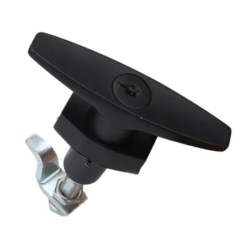 

Front Fixing Handle Lock Tool with Keys T-Shape Lock Zinc Alloy with Key Parts Set Kit for Caravan