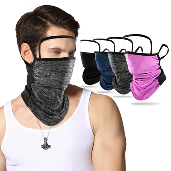

Protective Mask Anti-spray Transparent Antismoke Mask Full Face Cover Mask Eye Shield Windproof Face Shield