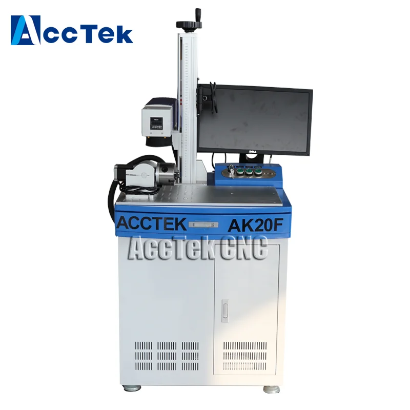 

AccTek fiber laser marking machine 20W 30W 50W with Raycus/ IPG generator source