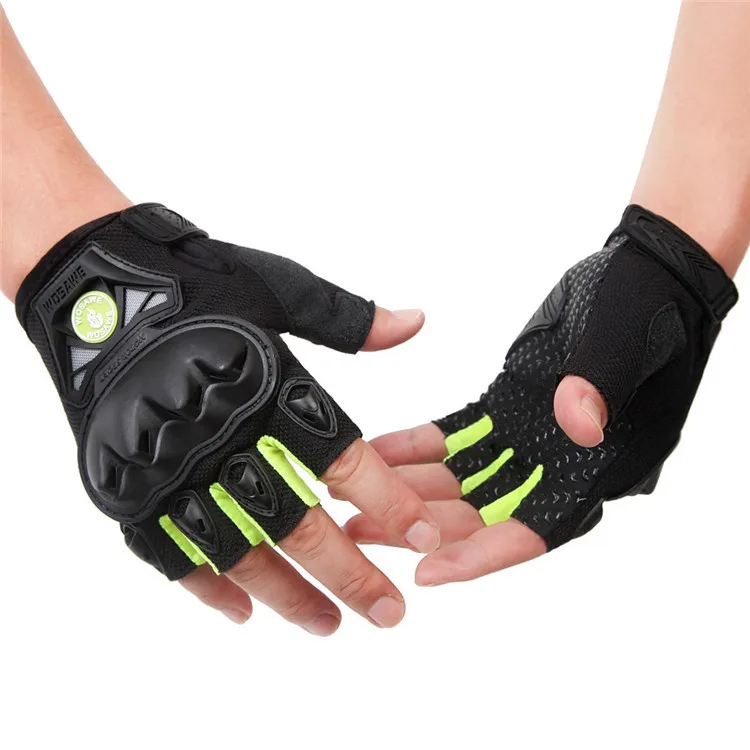 

WOSAWE 1Pair Half Finger Cycling Motorcycles Gloves Summer Racing Mountain Bike Bicycle Cycle Motorbike Gloves for Man Women
