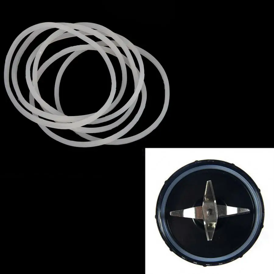 6Pcs Juicer Rubber Gasket Seal For 250W Kitchen Blender Replacement Spare Parts Accessories