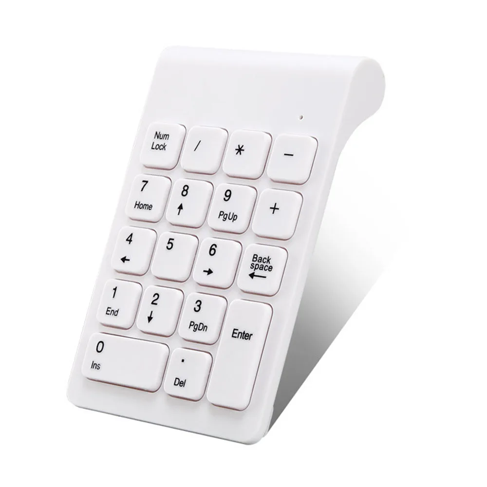 Портативный 2 4G Беспроводной цифровая клавиатура USB номер Pad 18 ключей Мини