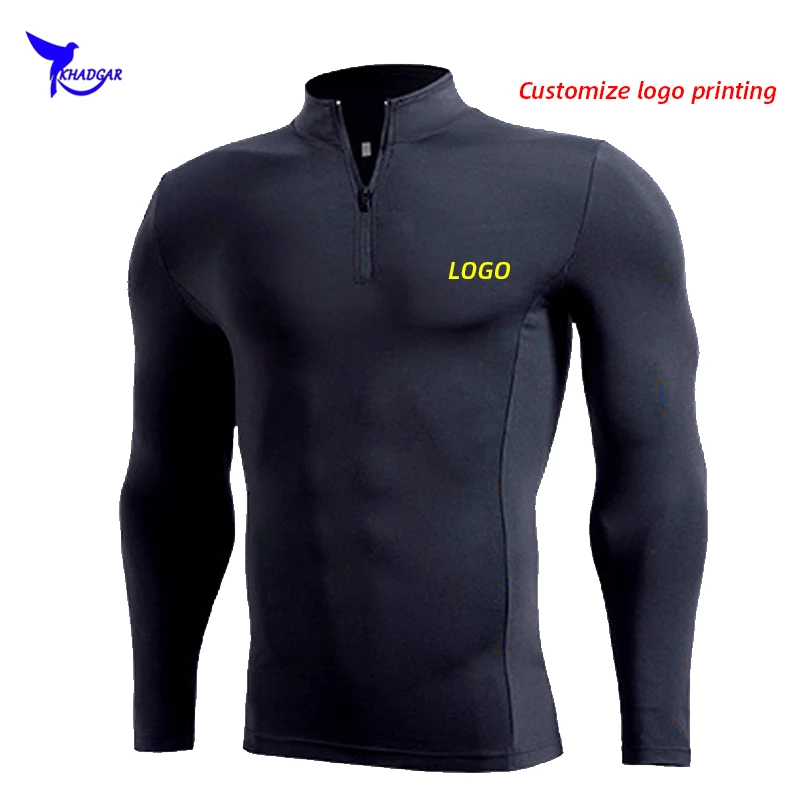 Свитшот мужской Быстросохнущий с флисовой подкладкой на молнии длинным рукавом