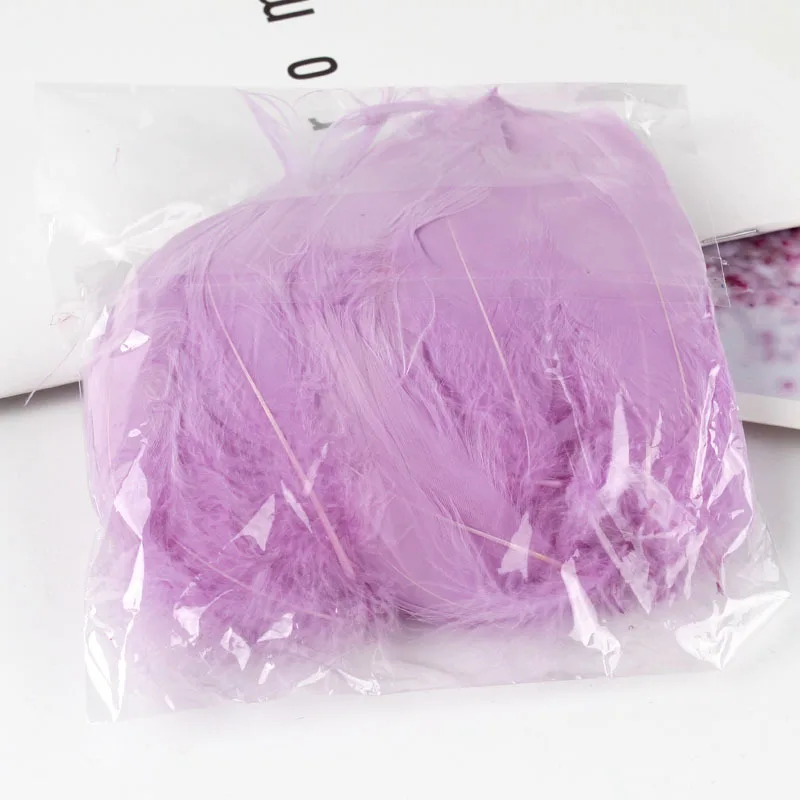 100 шт 6-18 см Macron цветные натуральные перья прозрачные аксессуары для воздушного шара вечерние аранжированые натуральные перья - Цвет: rose