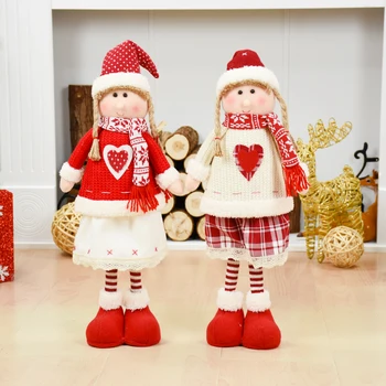 

Christmas Girl Dolls Santa Claus Christmas Goods Kerst Decoratie New Year Gift Navidad Decoraciones Para El Hogar Xmas Toys