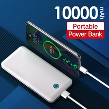 YKZ 10000mah Power Bank Portable USB Type C Mini Powerbank Fast Charge Mobile Phone Charger Micro USB External Battery Travel C