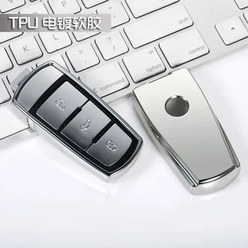 

TPU Car Key Cover Case For Volkswagen VW CC Passat B6 B7 Passat 3C CC Maogotan R36B5B7L Auto Key Cover Car Styling Accessories