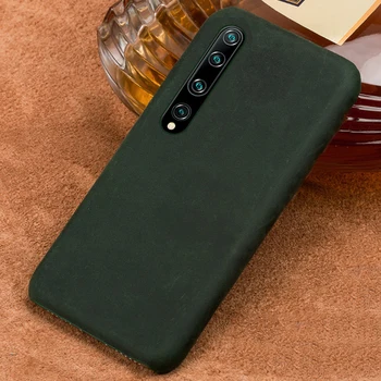 

Genuine PULL-UP Leather phone case for xiaomi 10 pro 10 9 8 Mix3 Max3 Mi A2 for Redmi Note 8 Pro note 7 k20PRO Crazy Horse cover