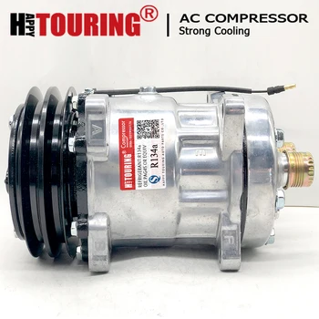 

Sanden 709 compressor SD709 COMPRESSOR Sanden 7402 12 VOLTS 2 GROOVES 124MM PULLEY DIAMETER A/C AC COMPRESSOR