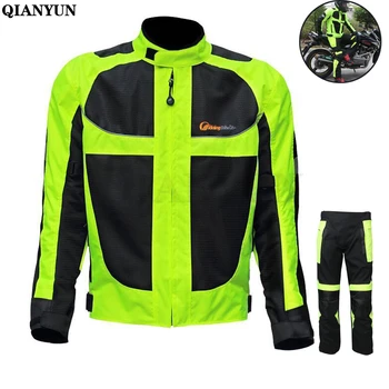 

Winter Men Motorcycle Riding Clothing Breathable Racing Motorbike Suit for Summer Autumn Motocross Moto Reflective Clothings