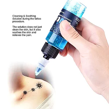 

New Arrivals 40ml Blue Soap Cleaning & Soothing Solution Tattoo Studio Supply