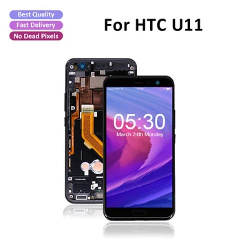 

Original LCD Display for HTC U11 LCD U-3w U-1w U-3u Display Screen Touch Digitizer Assembly + Frame + Sensor Flex Free Shipping