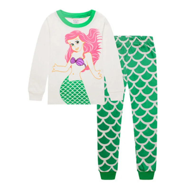 Комплекты с Микки и Минни; пижамные комплекты для девочек с героями мультфильмов; Пижама принцессы Белоснежки; детская одежда для сна; домашняя одежда с героями мультфильмов для малышей - Цвет: 34