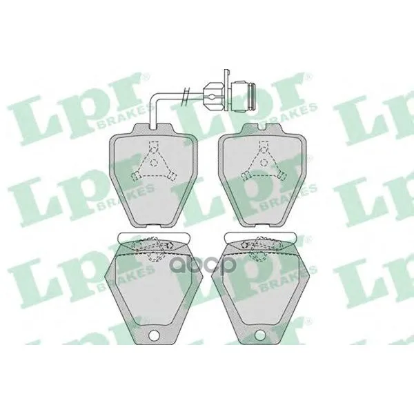 Колодки Тормозные Audi A8 2.5d-4.2 94-02 Передние Lpr 05p981 Lpr арт. 05P981