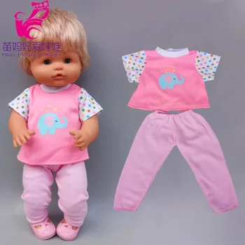 

16 Inch Baby Doll Bodysuit Set 40cm Nenuco Ropa Y Su Su Hermanita Bebe Doll Beautiful One Piece Set