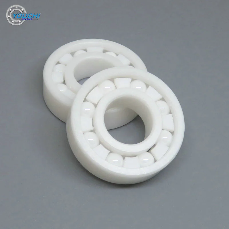

2pcs 6001 CE 12x28x8 mm ZrO2 Full Ceramic Ball Bearings 6001CE 12*28*8 mm Finger Spinner Zirconium Oxide Ceramic Bearing
