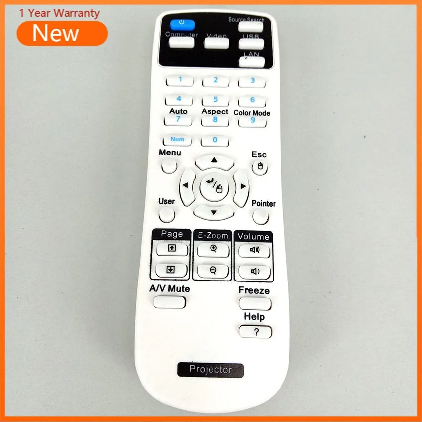 Projector Remote Control 154720001 FOR Epson EB-C30XE EB-30XE EB-C28SH Eb-x11 EB-S18 EB-S4 EB-X24 EB-S31 EB-W Fernbedienung | Электроника