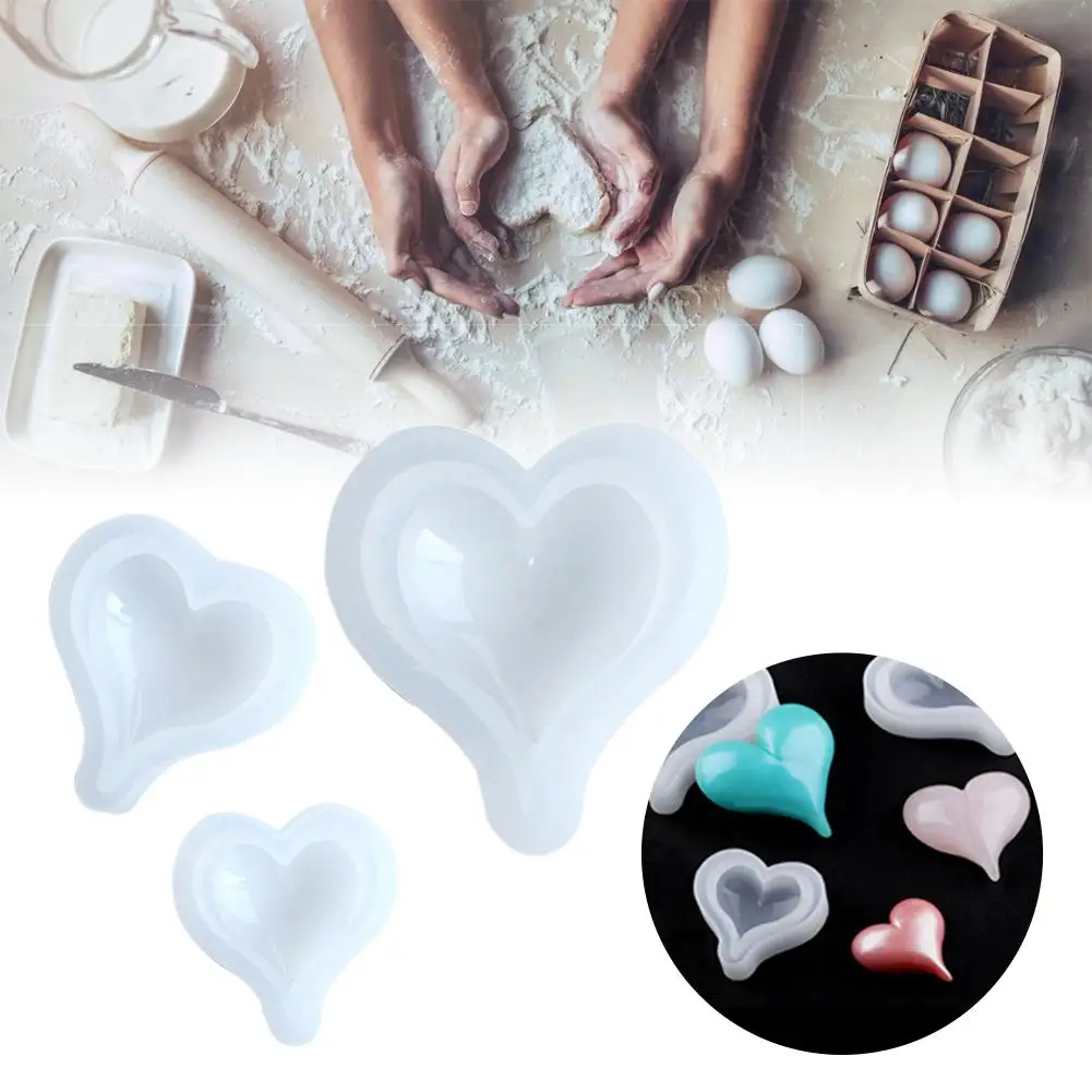 Heart-shaped Baking Mold DIY Dessert Making Tool Mousse Jelly Silicone Cake Kitchen Cooking Supplies | Дом и сад