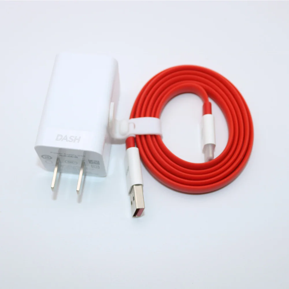 US charger x cable Oneplus Dash Зарядное устройство 5V4A для One plus 6 5/5 T/3/3T тире зарядный адаптер 100 см плоский Dash USB зарядка Тип C кабель - Тип штекера: US charger x cable