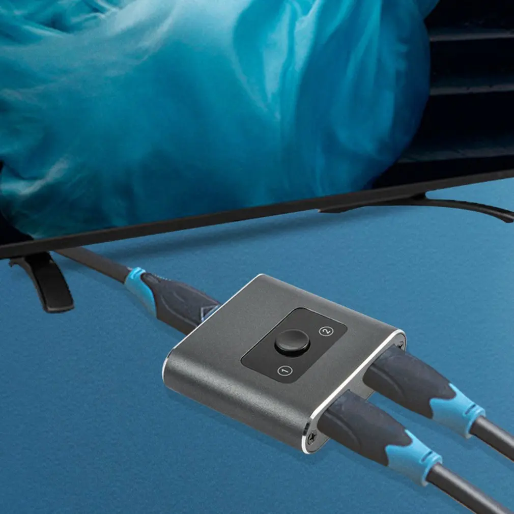 1 шт. HDMI2.0 двунаправленный переключатель HDMI AB Переключатель HDMI1 в 2 out дистрибьютор
