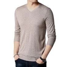 FAVOCENT, новинка, мужской свитер с v-образным вырезом, мужские свитера, одежда для среднего возраста, многоцветная, на выбор, одноцветная, самосовершенствование, Повседневная рубашка