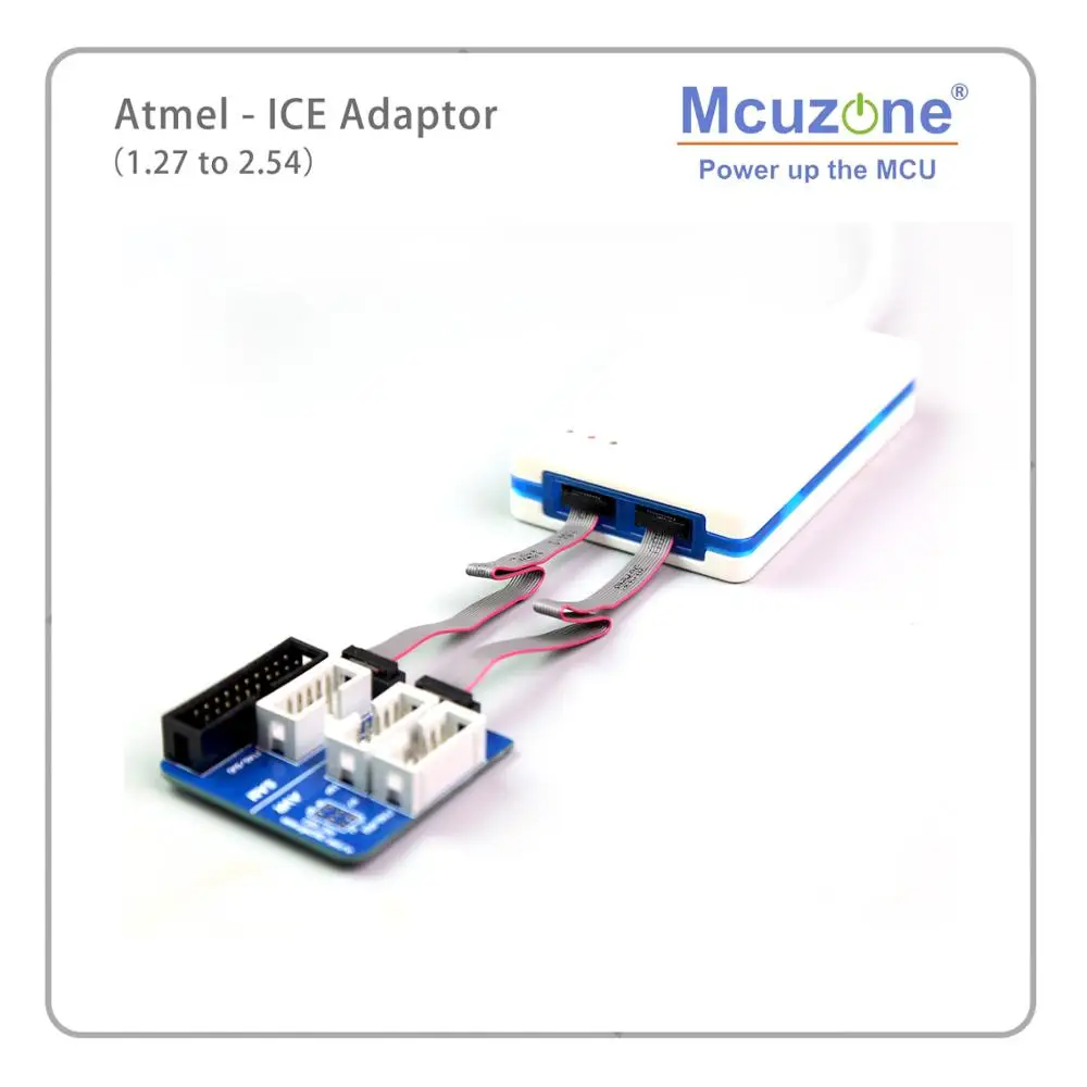 Atmel-placa de Adaptador de Gelo 1.27 a 2.54 Mcuzone Jtag Tpi Sam Swd Atatmel-ice-adpt Kit Adaptador Frete Grátis Avr Isp Pdi - Imagem 4