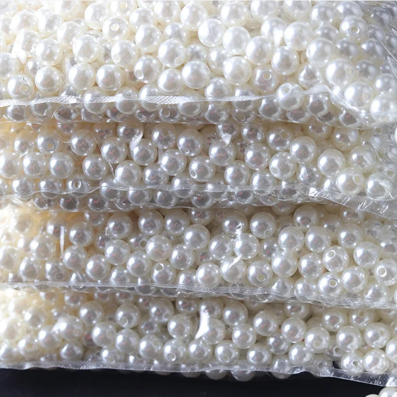 Acrylic Spacer Beads Loose Beads For Jewelry Making DIY 4/6/8/10/12/14/16/18/20mm