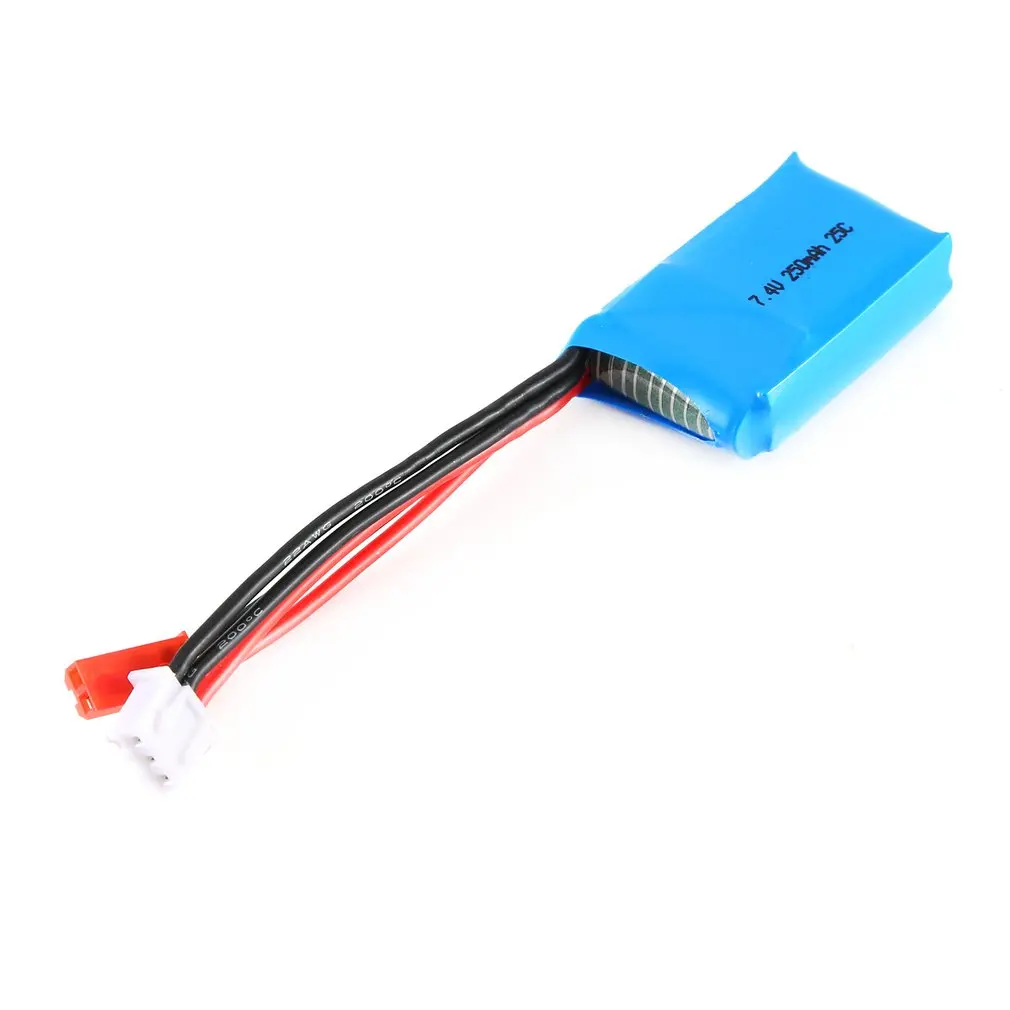 Новинка 7,4 V 250mAh 25c перезаряжаемая батарея Lipo батарея литиевая батарея RC для Orlando Hunter 1:35 RC альпинистского автомобиля - Цвет: 1