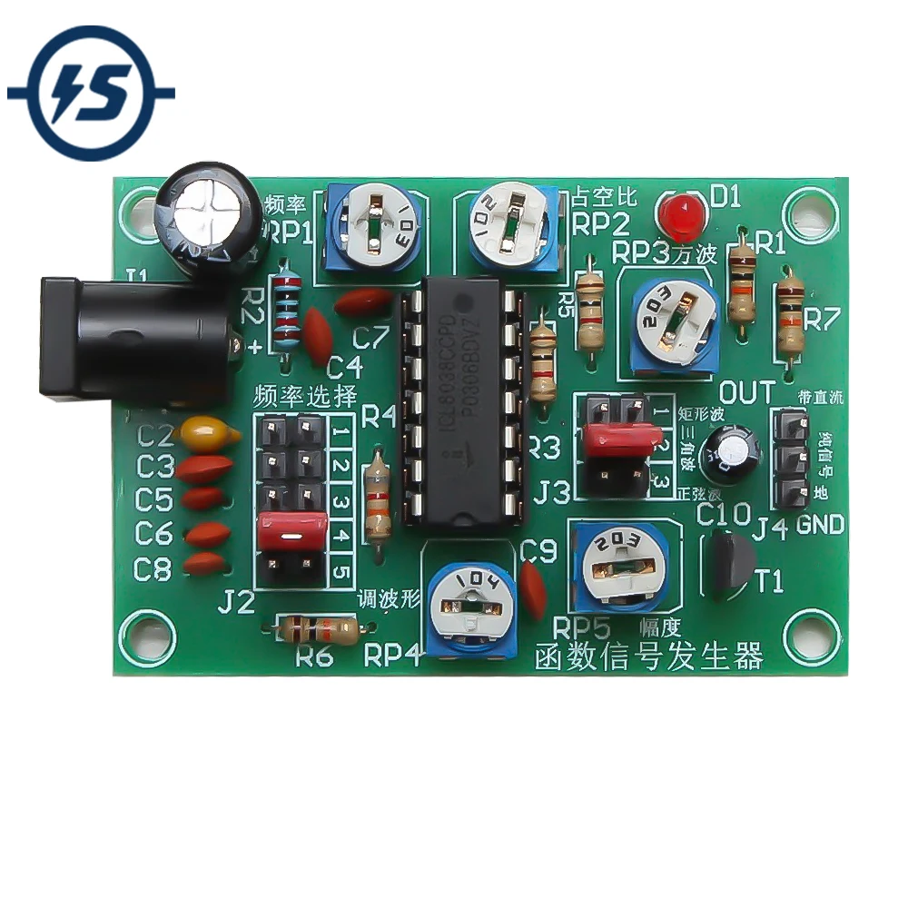 

DIY Kits ICL8038 Signal Generator Module Electronic Circuit Components Suite