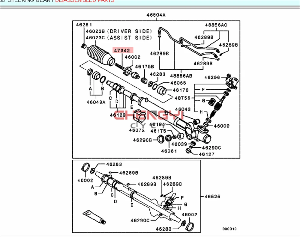 パネル Steering Machine Inner Ball Joint Tie Rod Inner Ball Joint