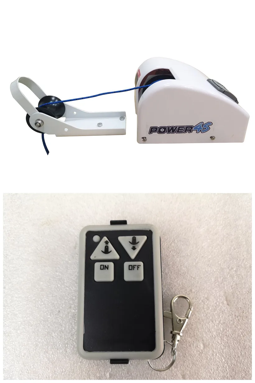 

Free Shipping 12V Wireless Remote Control Anchor Winch Windlass 25Lb For Saltwater Marine Boat Pontoon