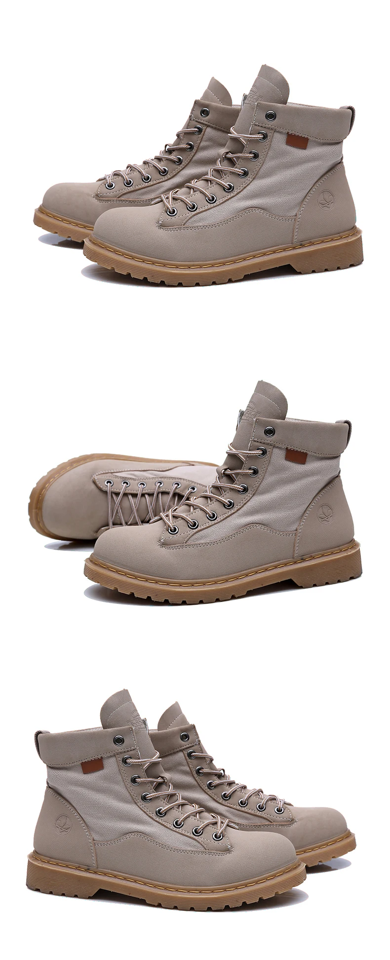 Men anti-slip breathable ankle boots waterproof high street fashion doc martens boots black grey brown lace up round-toe motorcycle boots soft comfortable work shoes safety (29)