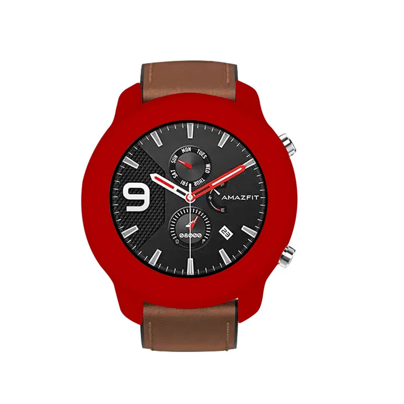 3 в 1/Лот Силиконовый чехол для Xiaomi Huami Amazfit GTR 47 мм 42 чехлы Смарт часы мягкая