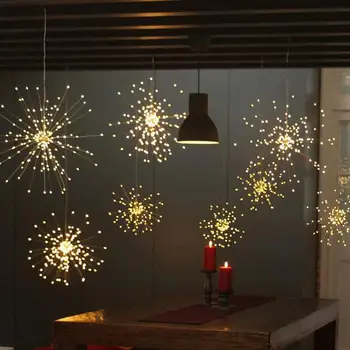 

Christmas Led String Lights Firework Fairy Lights Battery Operated Decorative Light String For Party Wedding Decor