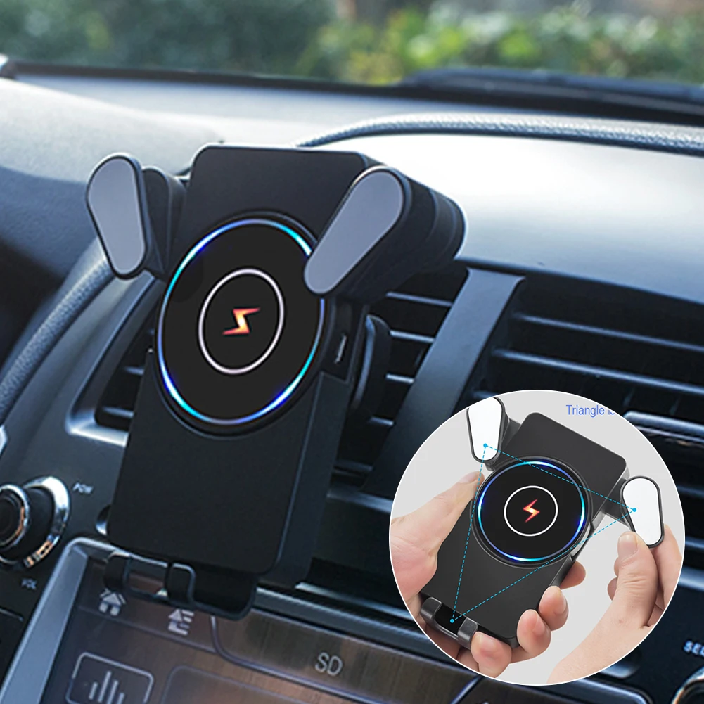 

Mobile Phone Holder Wireless Magnetic Car Phone Holder Vehicle-Mounted Useful Support Telephone Interior Accessories