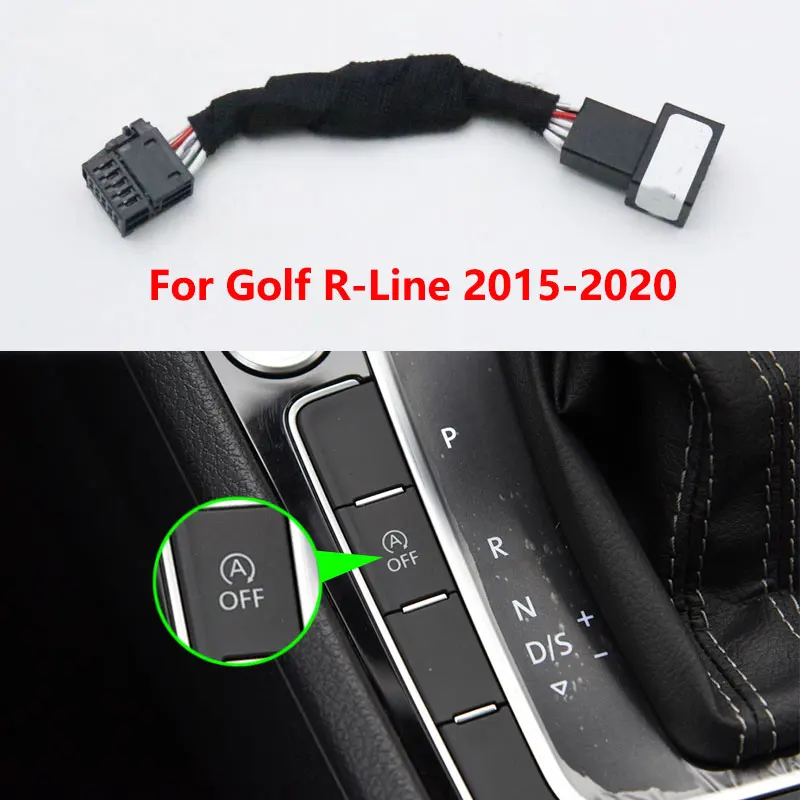 For Golf R-Line 2015 2016 2017 2018 2019 2020 Car Automatic Stop Start Off Closer Device Control Sensor Plug Cable | Автомобили и