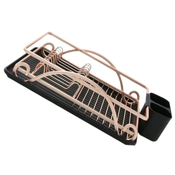 

1 Set Tableware Drying Rack Chopsticks Spoon Holder for Household Golden