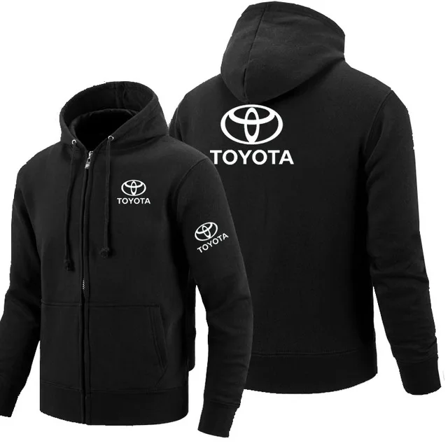 Осенние толстовки на молнии Toyota car moto одежда с логотипом флисовая толстовка с длинными рукавами для мужчин wo мужская куртка толстовка с капюшоном S-4XL - Цвет: 1