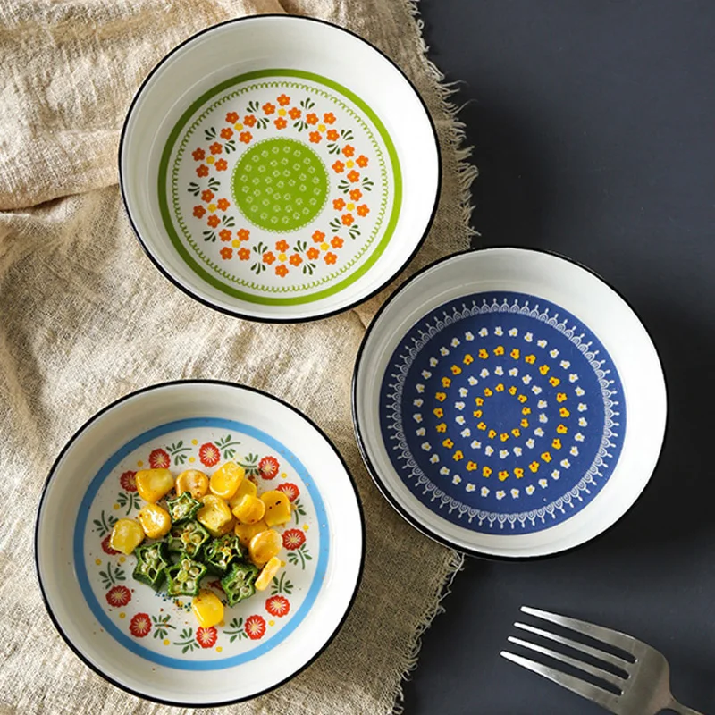 Lovely Ceramic Dinner Plate Mini Snack Dessert Tray Small Seasoning Vinegar Soy Sauce Dish Food Container Bowl Porcelain Tableware (2)