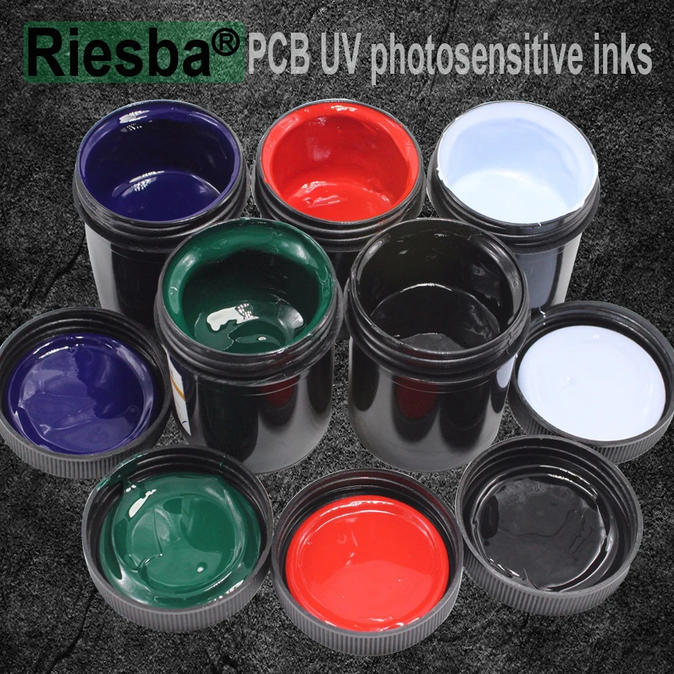 5Pc UV Photosensitive Inks Green PCB Curable Solder Resist Ink Mask Paste (black red blue white green) | Инструменты